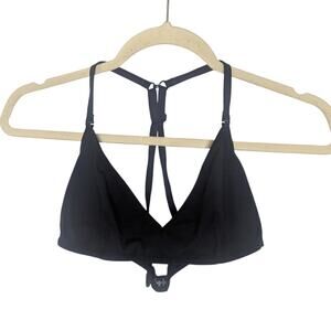 Third Love K Line Black Wireless Unpadded Racer Back Bra Women Size Medium